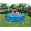 BestWay Steel Pro Frame Swimming Pool Set Round 14ft x 33inch 56595 by ManoMano on Pools Geek