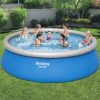 Fast Set Inflatable Swimming Pool Set Round 457x122 cm - Blue - Bestway by ManoMano on Pools Geek